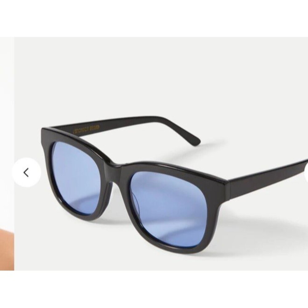 Veronica Beard Jane Square Frame Sunglasses Black NWB